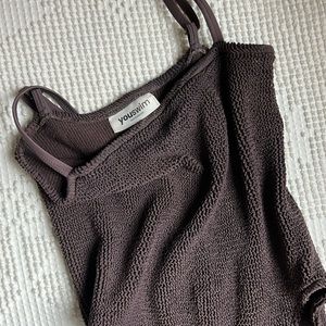 YouSwim Poise one piece espresso